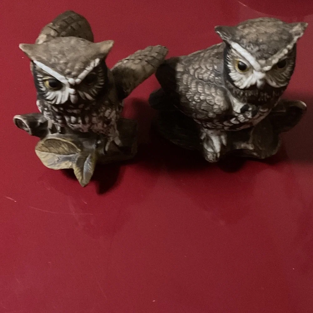 Brown Owl Figurines